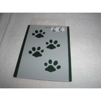 Pochoir pattes de chat